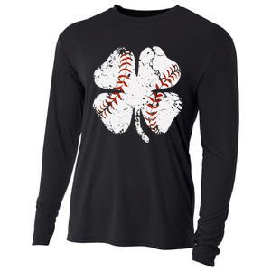 St Patricks Day Shamrock Baseball Saint Paddy's Cooling Performance Long Sleeve Crew