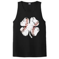 St Patricks Day Shamrock Baseball Saint Paddy's PosiCharge Competitor Tank