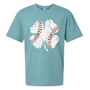 St Patricks Day Shamrock Baseball Saint Paddy's Sueded Cloud Jersey T-Shirt