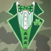 St PatrickS Day Irish Tuxedo Legacy Tie Dye Trucker Hat
