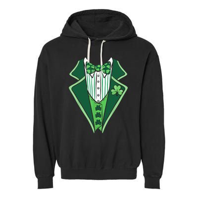 St PatrickS Day Irish Tuxedo Garment-Dyed Fleece Hoodie