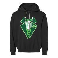 St PatrickS Day Irish Tuxedo Garment-Dyed Fleece Hoodie