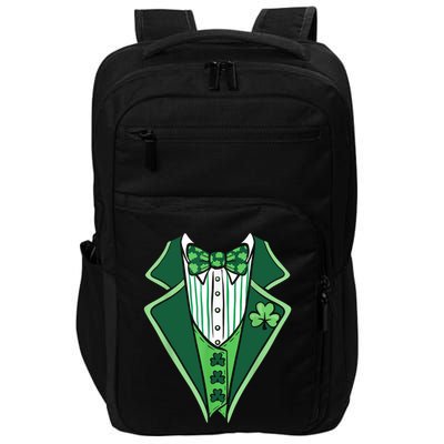 St PatrickS Day Irish Tuxedo Impact Tech Backpack