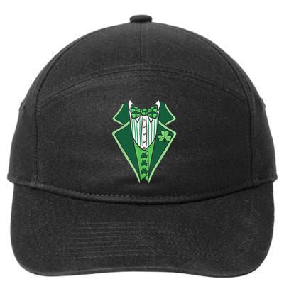 St PatrickS Day Irish Tuxedo 7-Panel Snapback Hat