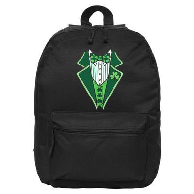 St PatrickS Day Irish Tuxedo 16 in Basic Backpack