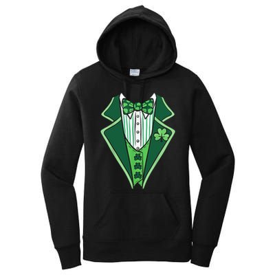 St PatrickS Day Irish Tuxedo Women's Pullover Hoodie