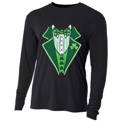 St PatrickS Day Irish Tuxedo Cooling Performance Long Sleeve Crew