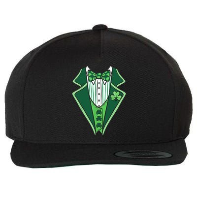 St PatrickS Day Irish Tuxedo Wool Snapback Cap
