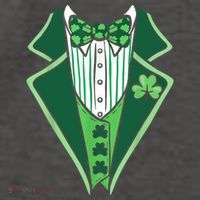 St PatrickS Day Irish Tuxedo Vector Backpack