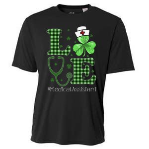 St Patricks Day Nurse And Medical Assistant Cooling Performance Crew T-Shirt