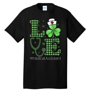 St Patricks Day Nurse And Medical Assistant Tall T-Shirt