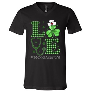 St Patricks Day Nurse And Medical Assistant V-Neck T-Shirt