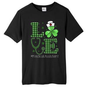 St Patricks Day Nurse And Medical Assistant Tall Fusion ChromaSoft Performance T-Shirt