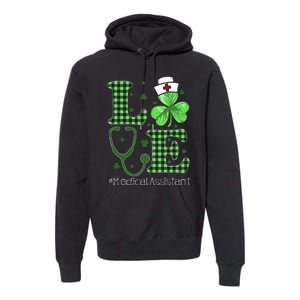 St Patricks Day Nurse And Medical Assistant Premium Hoodie