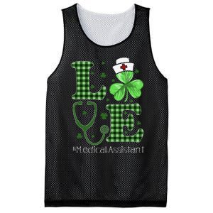 St Patricks Day Nurse And Medical Assistant Mesh Reversible Basketball Jersey Tank