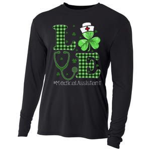 St Patricks Day Nurse And Medical Assistant Cooling Performance Long Sleeve Crew