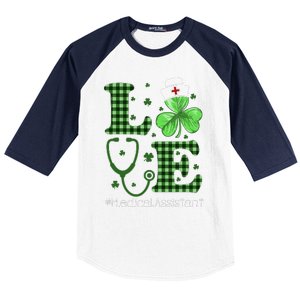 St Patricks Day Nurse And Medical Assistant Baseball Sleeve Shirt