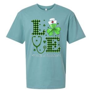 St Patricks Day Nurse And Medical Assistant Sueded Cloud Jersey T-Shirt