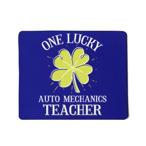 St Patricks Day Meaningful Gift Lucky Auto Mechanics Coach Gift Mousepad