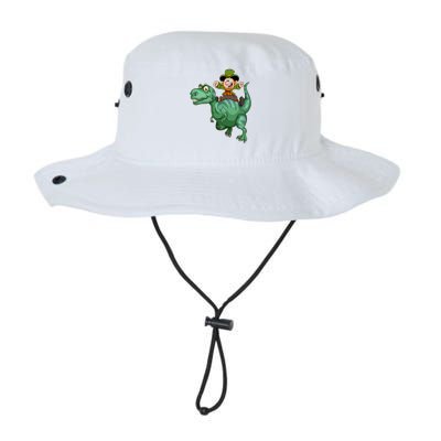 St Patricks Day Leprechaun T Rex Lucky Irish Green Dinosaur Gift Legacy Cool Fit Booney Bucket Hat