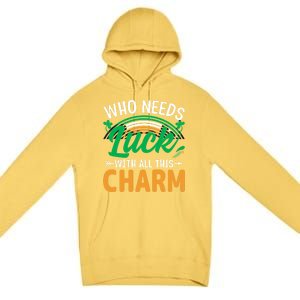 St Patricks Day Funny Gift Premium Pullover Hoodie