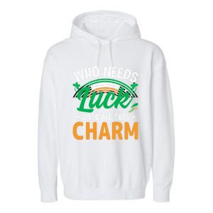 St Patricks Day Funny Gift Garment-Dyed Fleece Hoodie