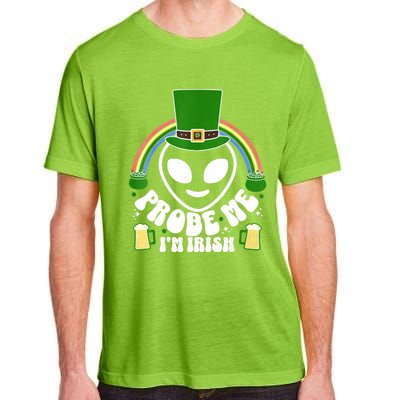 St Paddys Day I'm Irish Funny St Patricks Day Alien Adult ChromaSoft Performance T-Shirt