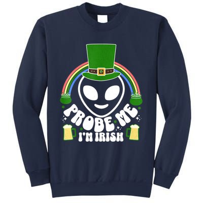 St Paddys Day I'm Irish Funny St Patricks Day Alien Sweatshirt