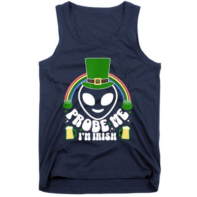 St Paddys Day I'm Irish Funny St Patricks Day Alien Tank Top