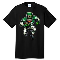 St Patrick's Day Leprechaun Football Player Irish Tall T-Shirt