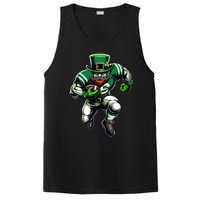 St Patrick's Day Leprechaun Football Player Irish PosiCharge Competitor Tank