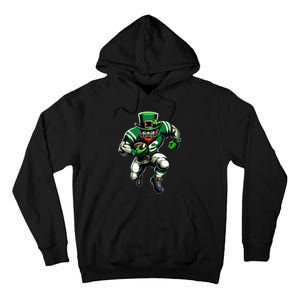 St Patrick's Day Leprechaun Football Player Irish Tall Hoodie