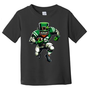 St Patrick's Day Leprechaun Football Player Irish Toddler T-Shirt