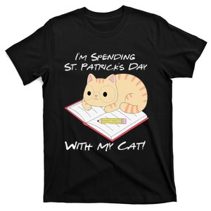 Saint Patrick's Day, Cat Anime Kawaii Neko T-Shirt