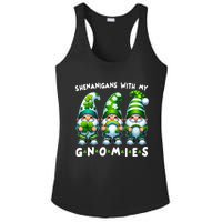 St Patricks Day Shenanigans With My Gnomies Ladies PosiCharge Competitor Racerback Tank