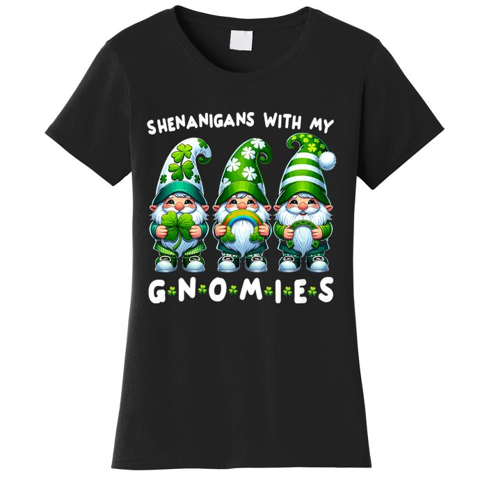 St Patricks Day Shenanigans With My Gnomies Women's T-Shirt