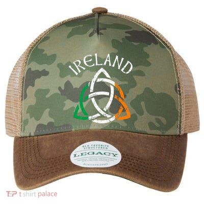 St Patricks Day Adults Celtic Knot Ireland Gift Legacy Tie Dye Trucker Hat