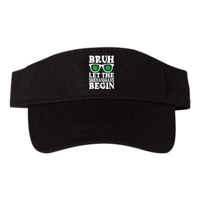 St Patricks Day Bruh Let The Shenanigans Begin Shamrock Clover Sun Glasses Visor
