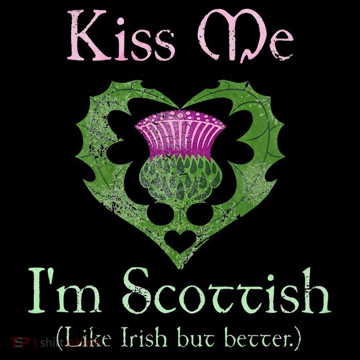 St. Patricks Day Funny Scottish Kiss Me Im Scottish Flexfit Unipanel Trucker Cap