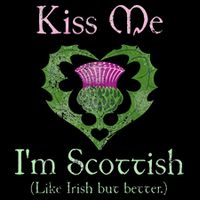 St. Patricks Day Funny Scottish Kiss Me Im Scottish 16 in Basic Backpack