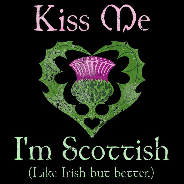 St. Patricks Day Funny Scottish Kiss Me Im Scottish 16 in Basic Backpack