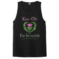 St. Patricks Day Funny Scottish Kiss Me Im Scottish PosiCharge Competitor Tank