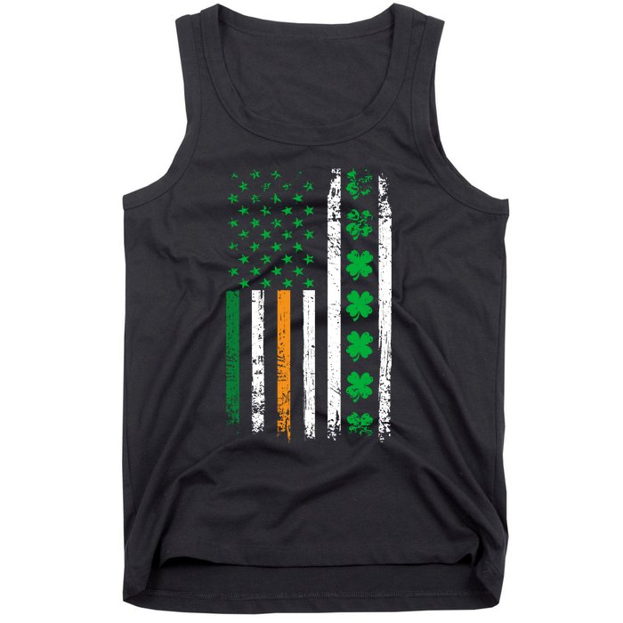 St. Patrick’s Day Shamrock Flag Tank Top