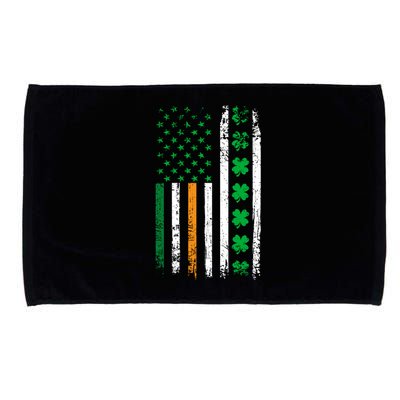 St. Patrick’s Day Shamrock Flag Microfiber Hand Towel