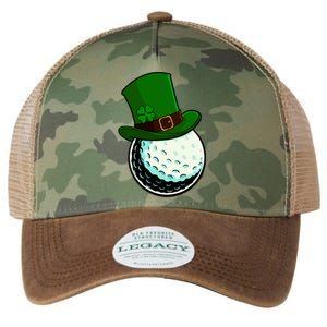 St Patricks Day Golf Lucky Leprechaun Shamrock Clovers Gift Legacy Tie Dye Trucker Hat