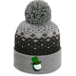 St Patricks Day Golf Lucky Leprechaun Shamrock Clovers Gift The Baniff Cuffed Pom Beanie