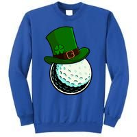 St Patricks Day Golf Lucky Leprechaun Shamrock Clovers Gift Sweatshirt