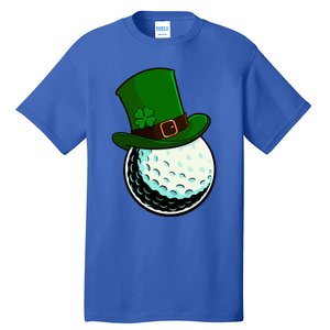 St Patricks Day Golf Lucky Leprechaun Shamrock Clovers Gift Tall T-Shirt