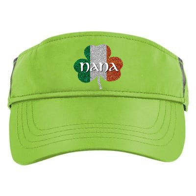 Saint Patrick's Day Nana Fun Grandmother Gift Adult Drive Performance Visor