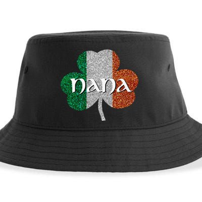 Saint Patrick's Day Nana Fun Grandmother Gift Sustainable Bucket Hat